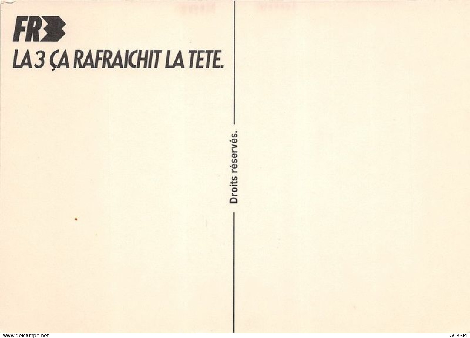 FR3 La 2 Ca Rafraichit La Tete 21(scan Recto-verso) MA1372 - Advertising