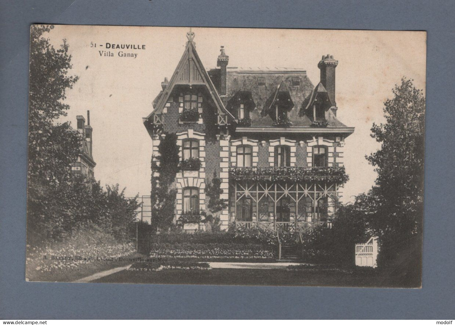 CPA - 14 - Deauville - Villa Ganay - Circulée En 1905 - Deauville