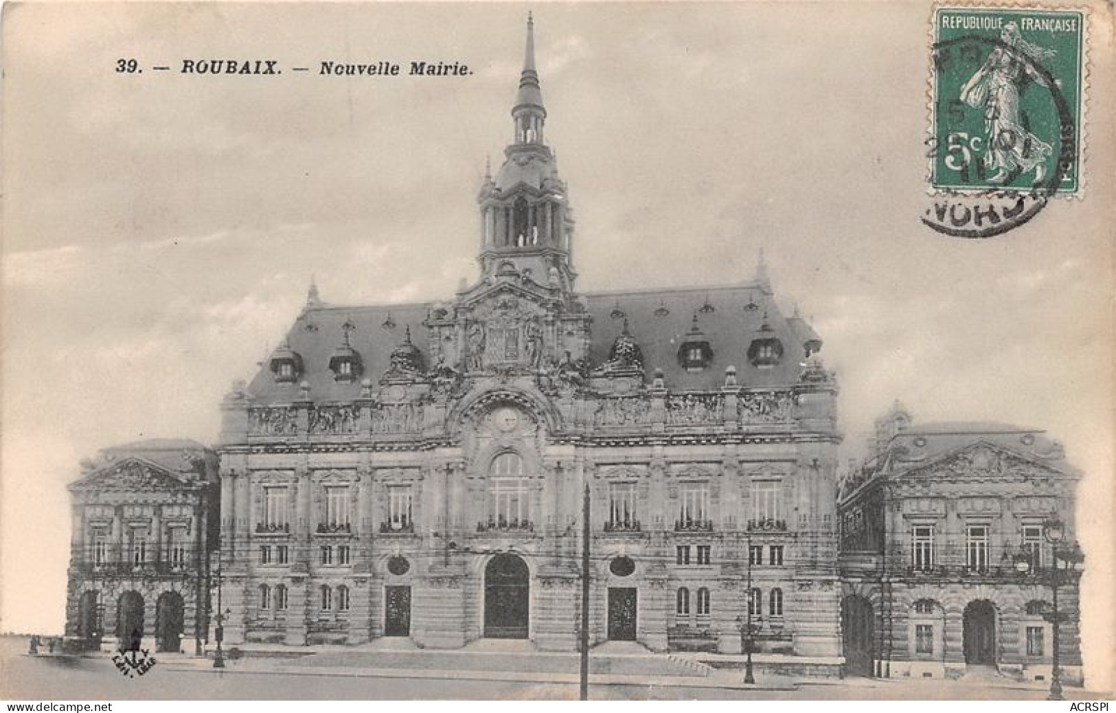 ROUBAIX Nouvelle Mairie 27(scan Recto-verso) MA1399 - Roubaix