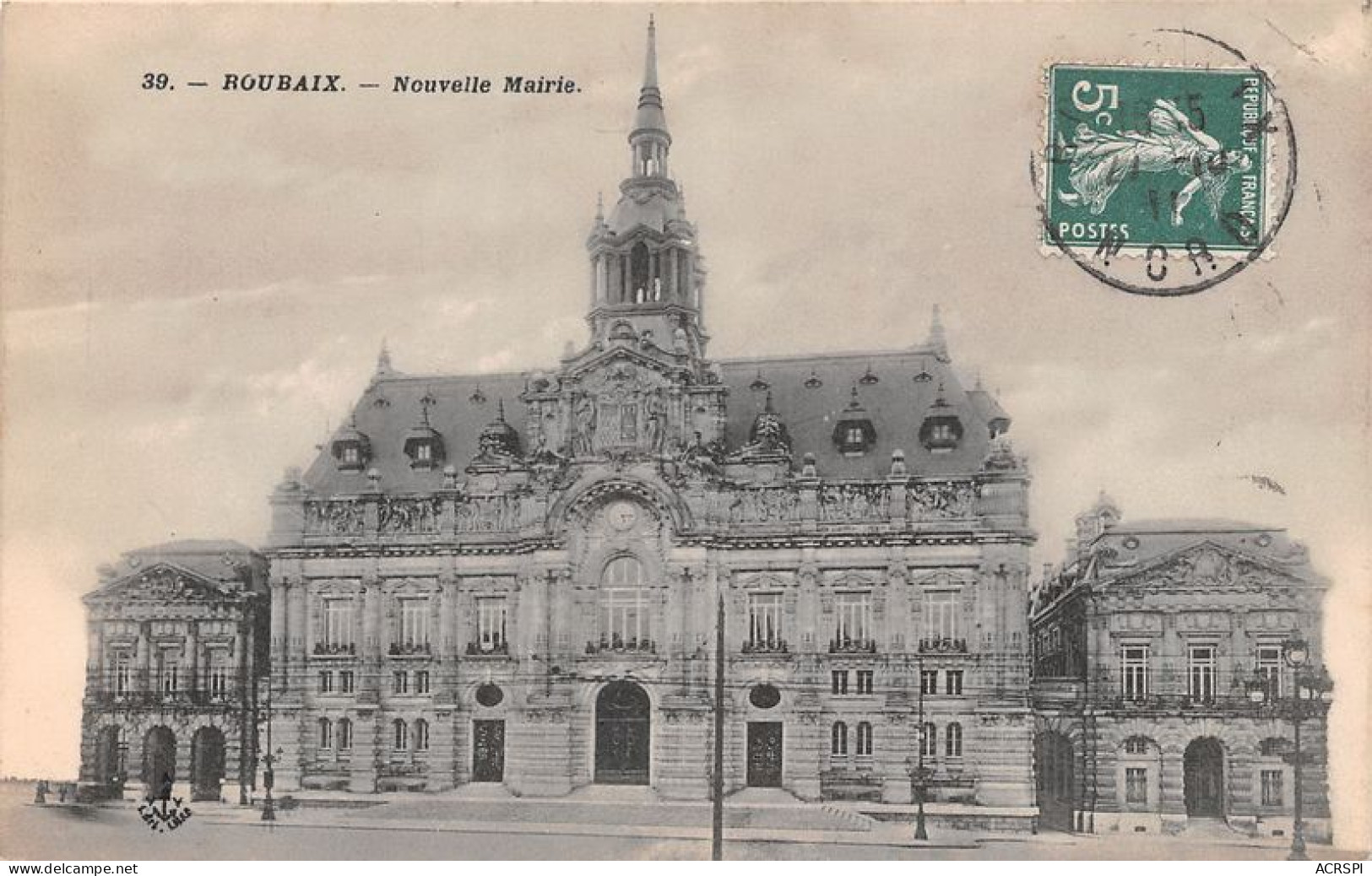 ROUBAIX Nouvelle Mairie 26(scan Recto-verso) MA1399 - Roubaix