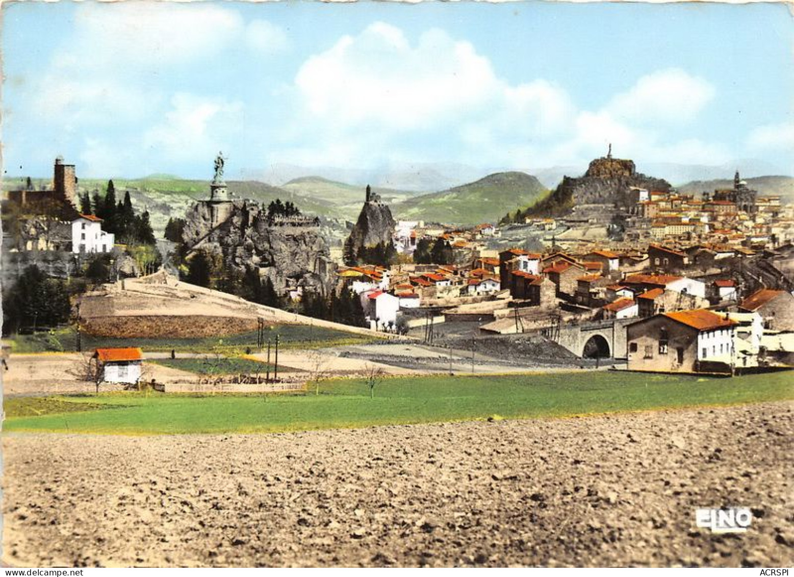 LE PUY En Velay Vue Generale Des Quatre Rochers 9(scan Recto-verso) MA1397 - Le Puy En Velay