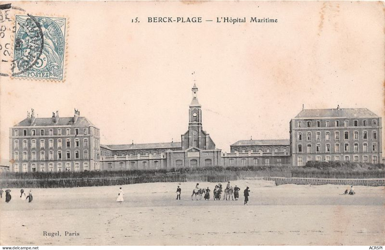 BERCK PLAGE L Hopital Maritime 3(scan Recto-verso) MA1392 - Berck