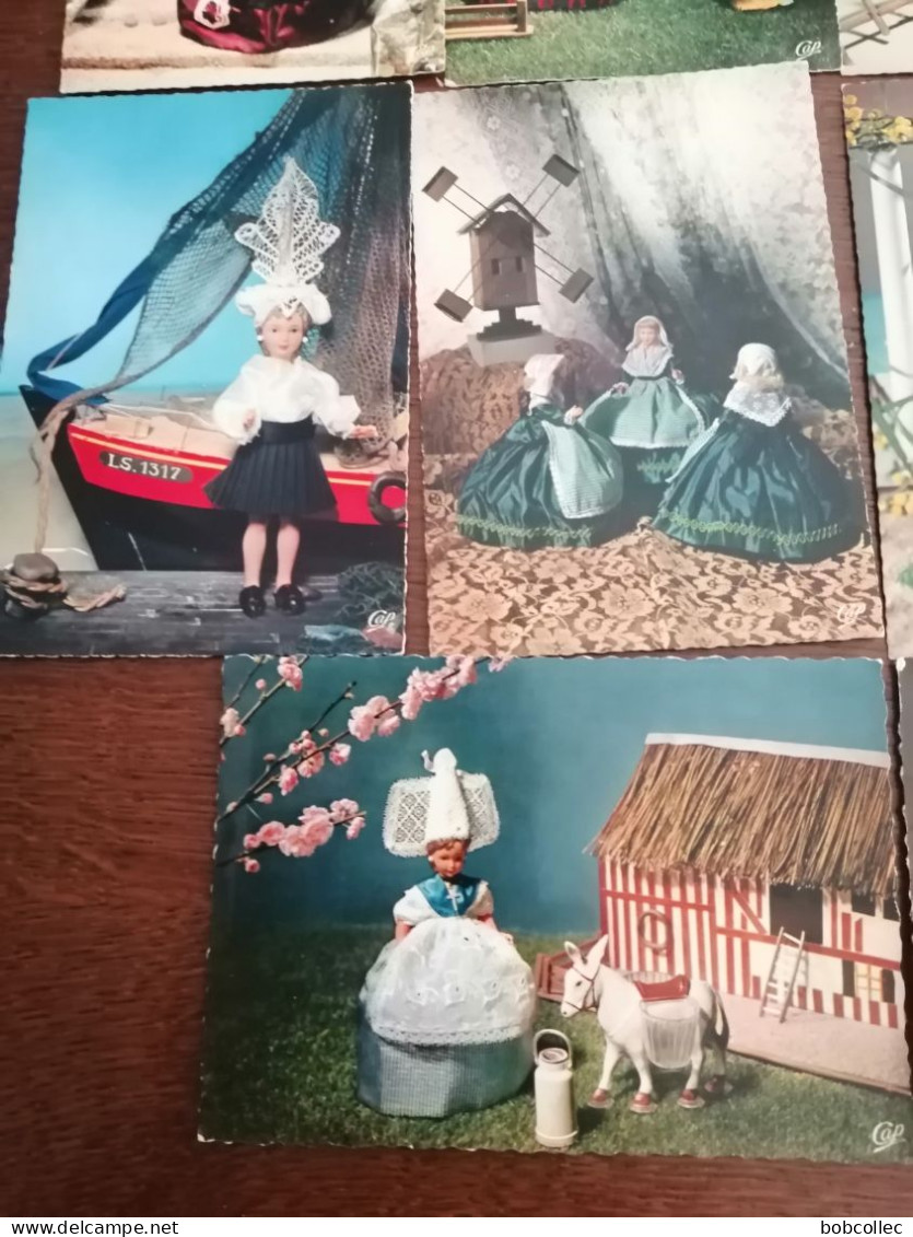 LES ATTRAITS DE LA FRANCE: Poupées "BELLA" - Lot De 13 Cartes - Collections & Lots