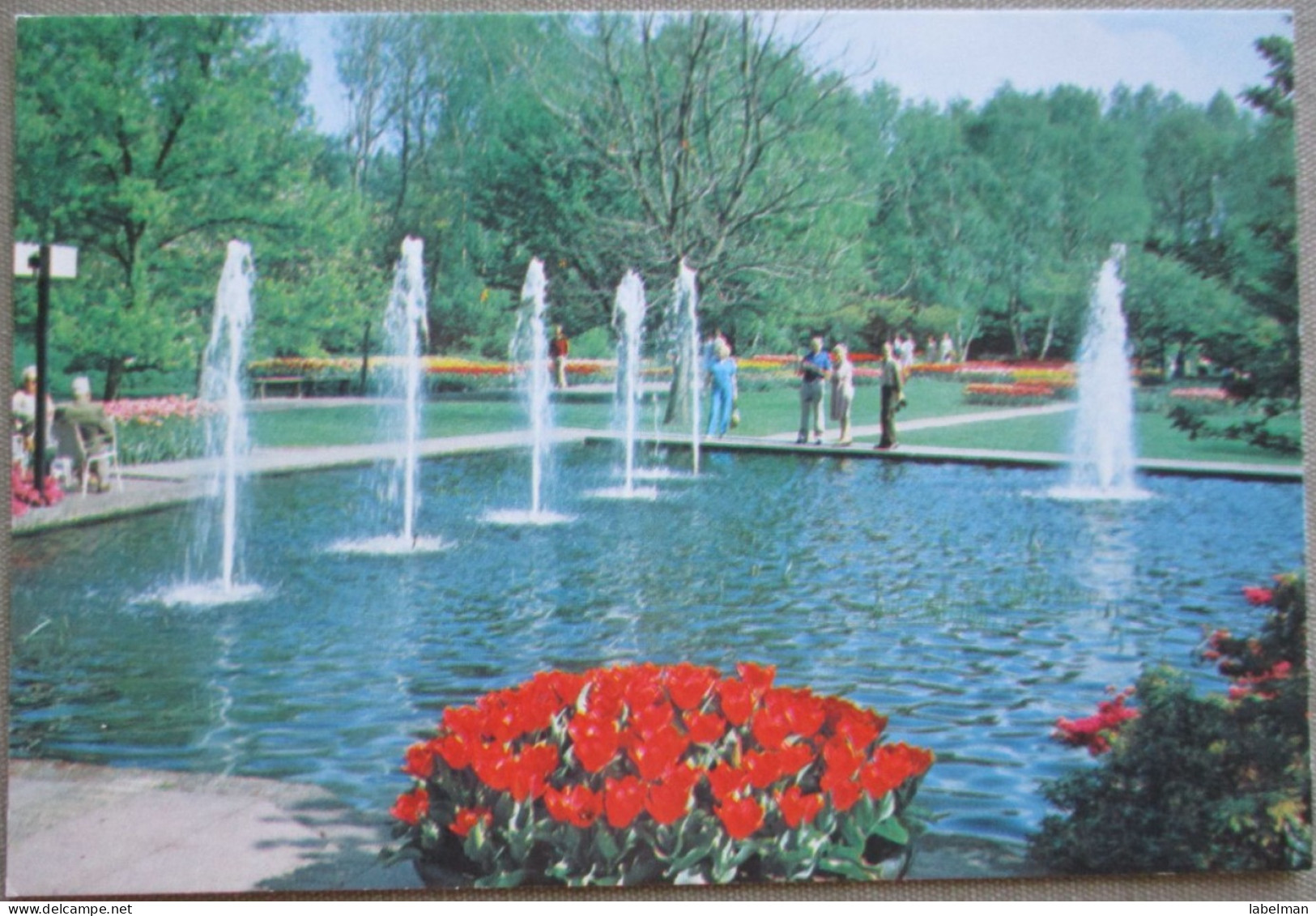 HOLLAND NETHERLAND LISSE KEUKENHOF FLOWER GARDENS POSTCARD CARTOLINA ANSICHTSKARTE CARTE POSTALE POSTKARTE CARD KARTE - Lisse