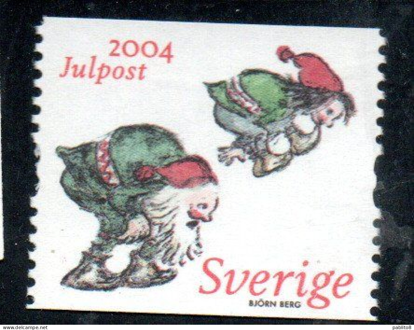 SWEDEN SVERIGE SVEZIA SUEDE 2004 CHRISTMAS NATALE NOEL WEIHNACHTEN NAVIDAD Gnomes Playing Leapfrog COIL  MNH - Neufs