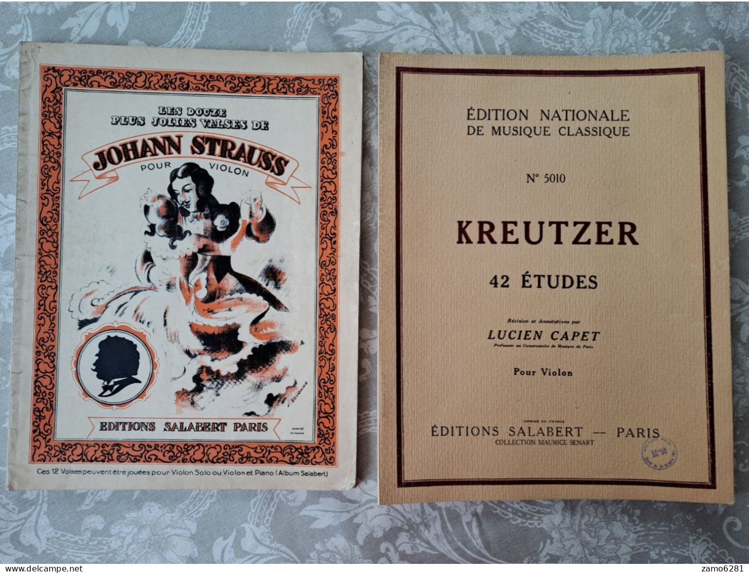 Editions Salabert - 12 Valses De J. Strauss Et Kreutzer 42 études - Pour Violon - S-U