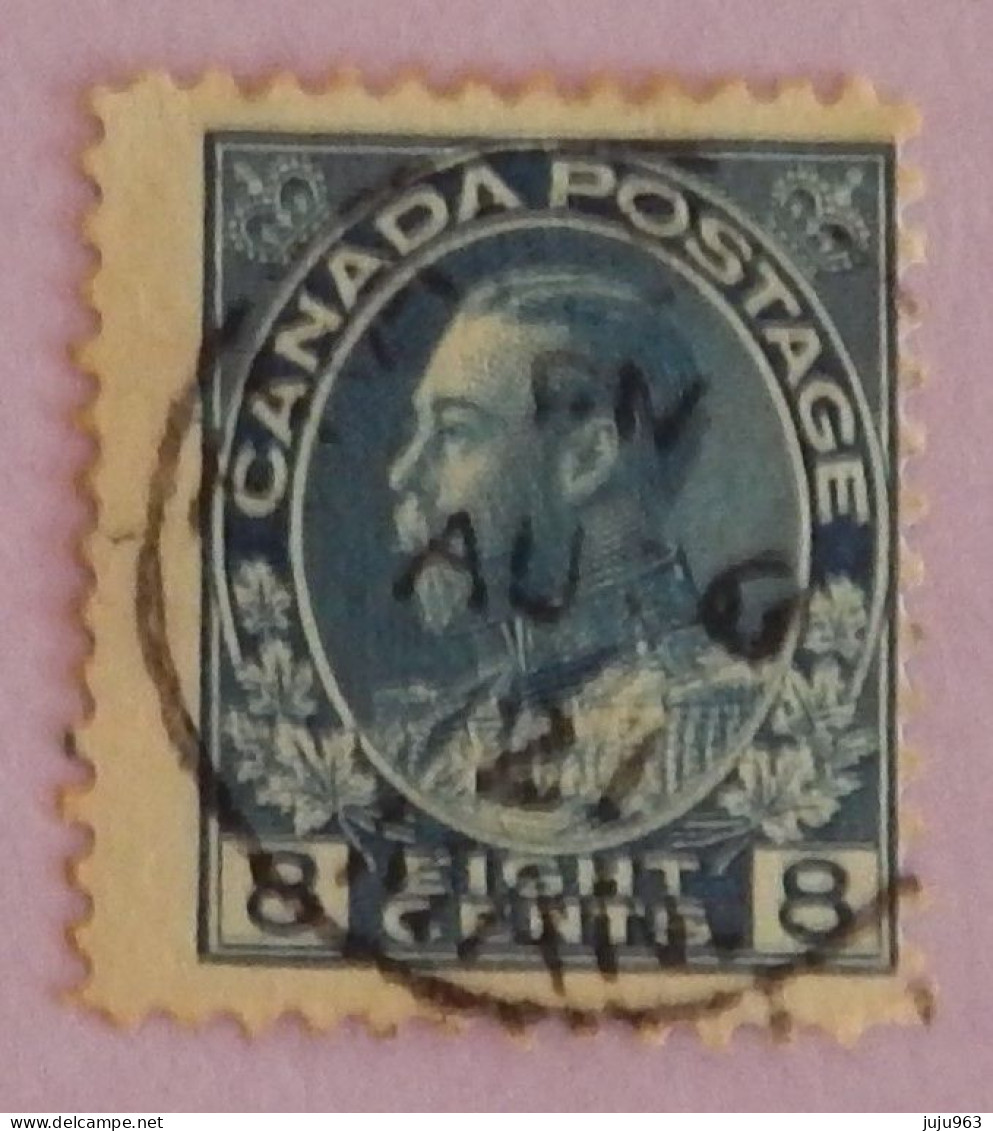 CANADA YT 115 OBLITÉRÉ "GEORGE V" ANNÉES 1918/1925 - Used Stamps