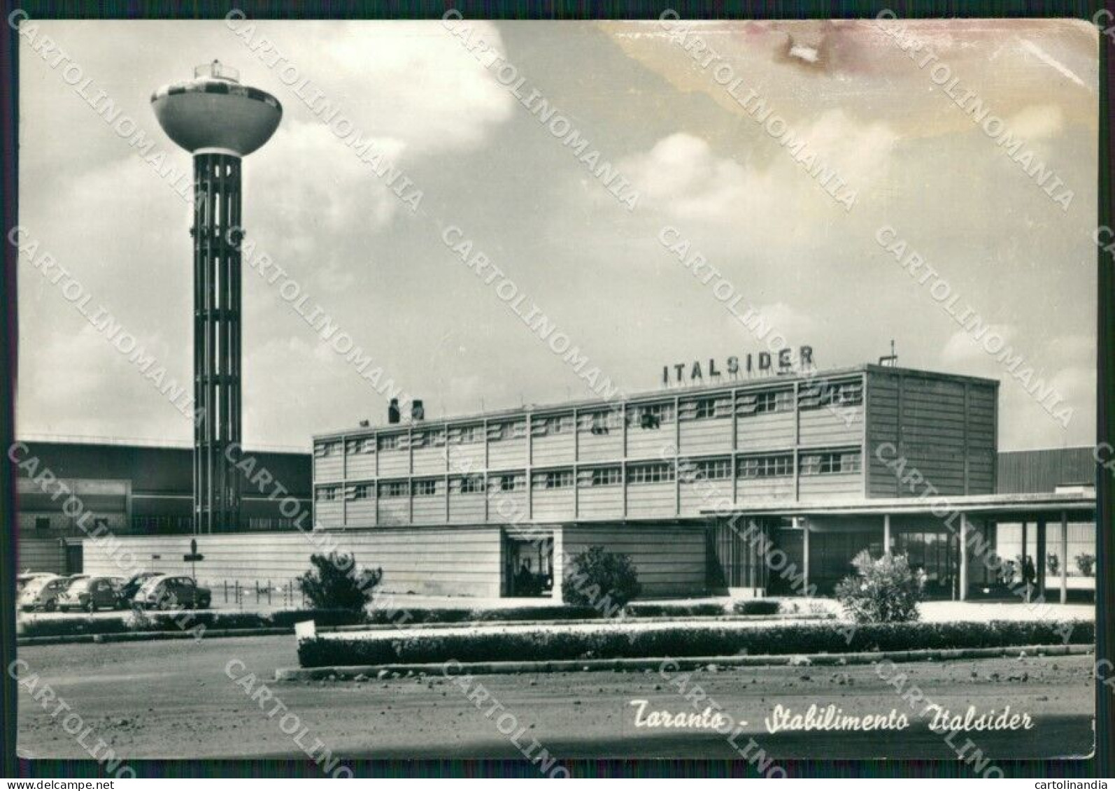 Taranto Città TRACCE UMIDO Foto FG Cartolina ZK6272 - Taranto