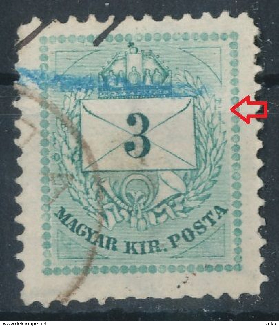 1881. Colour Number Krajcar 3kr Stamp - ...-1867 Préphilatélie