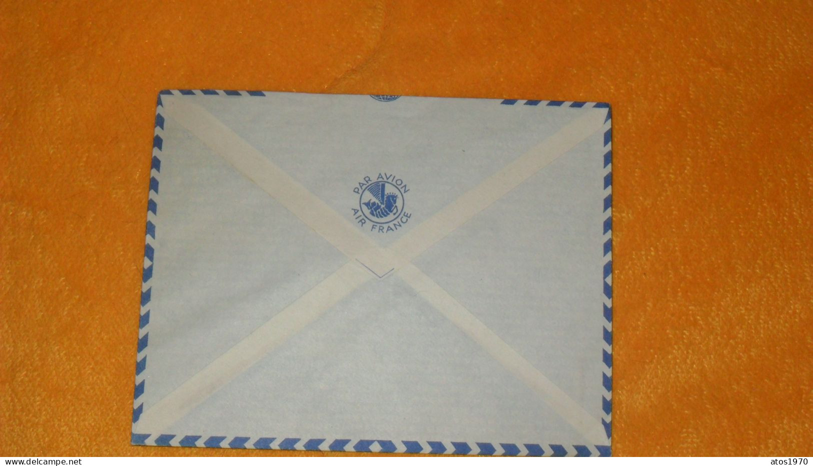 ENVELOPPE ANCIENNE DE 1948../ OUVERTURE DE LA LIGNE AERIENNE MARTINIQUE PORTO RICO...CACHETS + TIMBRE MARQUE ANNULE VOYA - Covers & Documents