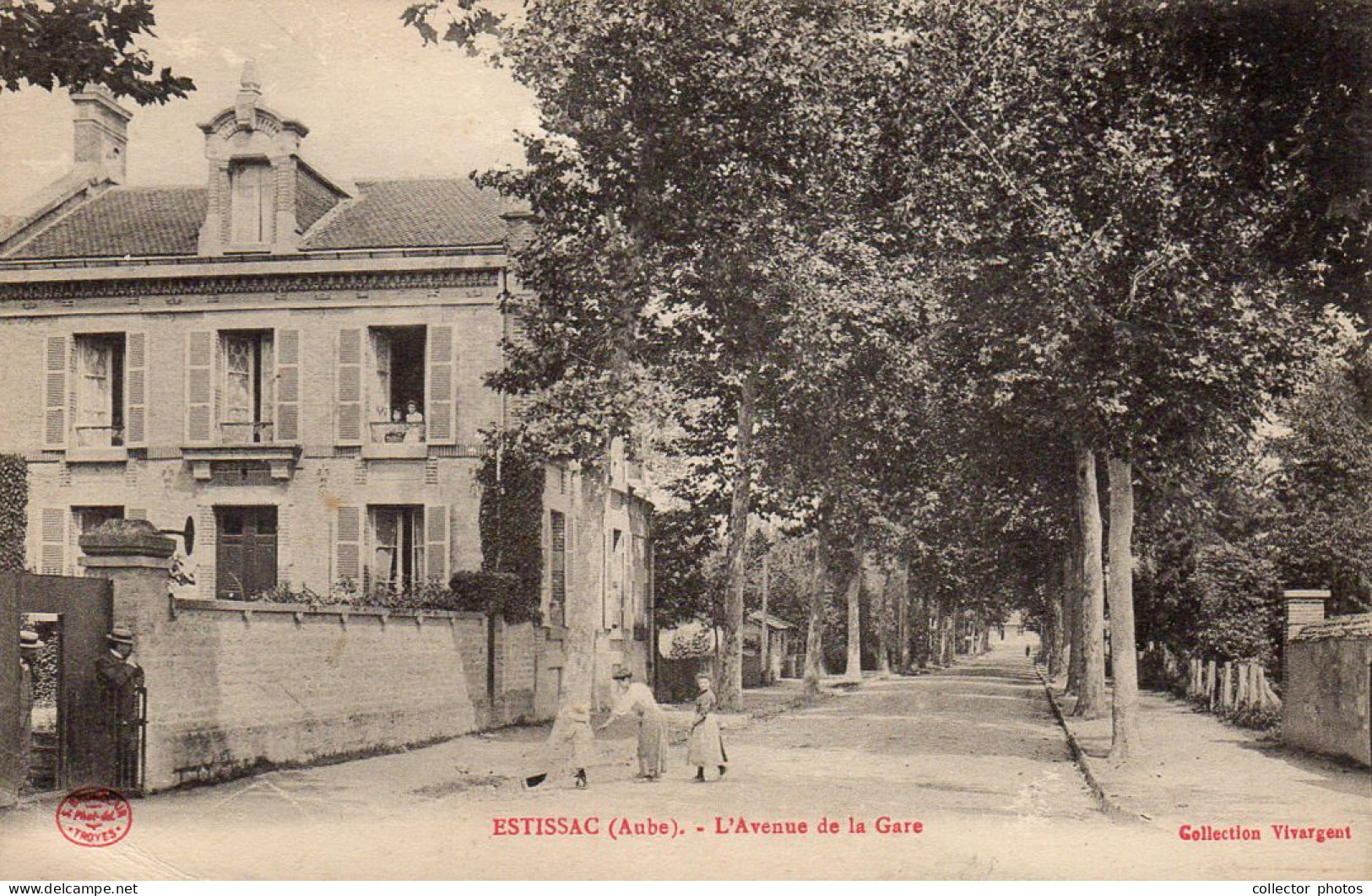 Estissac (Aube), France 1900s. Set Of 5 Unused Genuine Postcards [de42665] - Collections & Lots