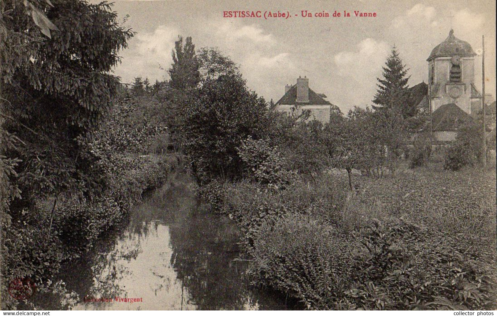 Estissac (Aube), France 1900s. Set of 5 unused genuine postcards [de42665]