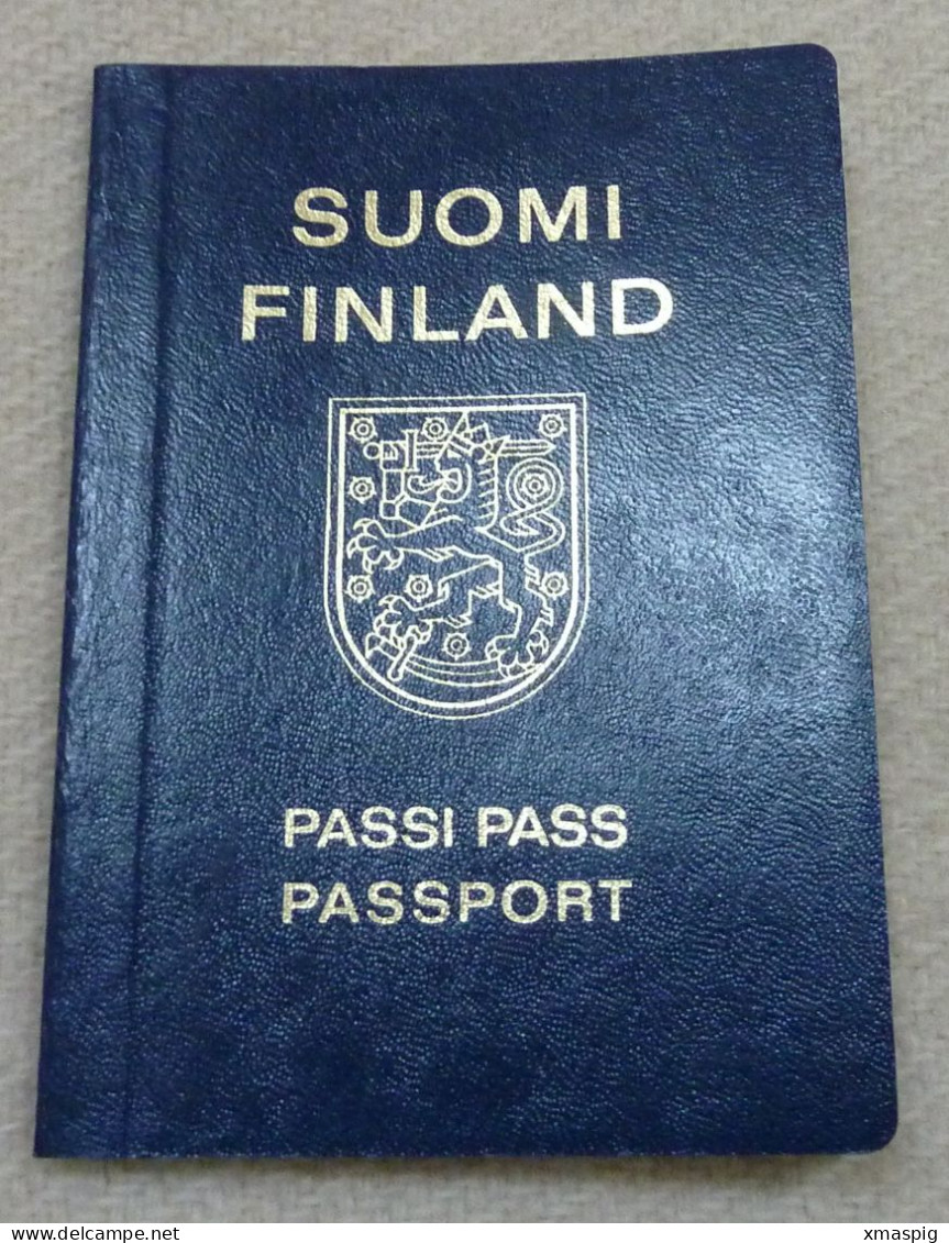 Finnland 1992 Passport Reisepass Passeport Obsolete - Documents Historiques