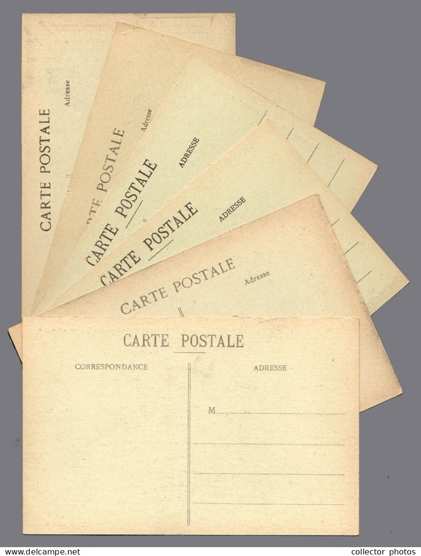 Vitry-le-François, France 1900s. Set Of 6 Unused Genuine Postcards [de42667] - Collezioni E Lotti