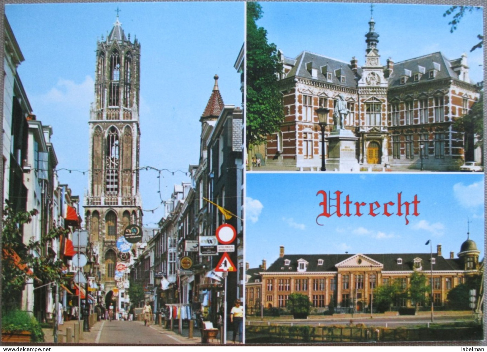 HOLLAND NETHERLAND UTRECHT MULTI VIEW POSTCARD CARTOLINA ANSICHTSKARTE CARTE POSTALE POSTKARTE CARD KARTE - Utrecht