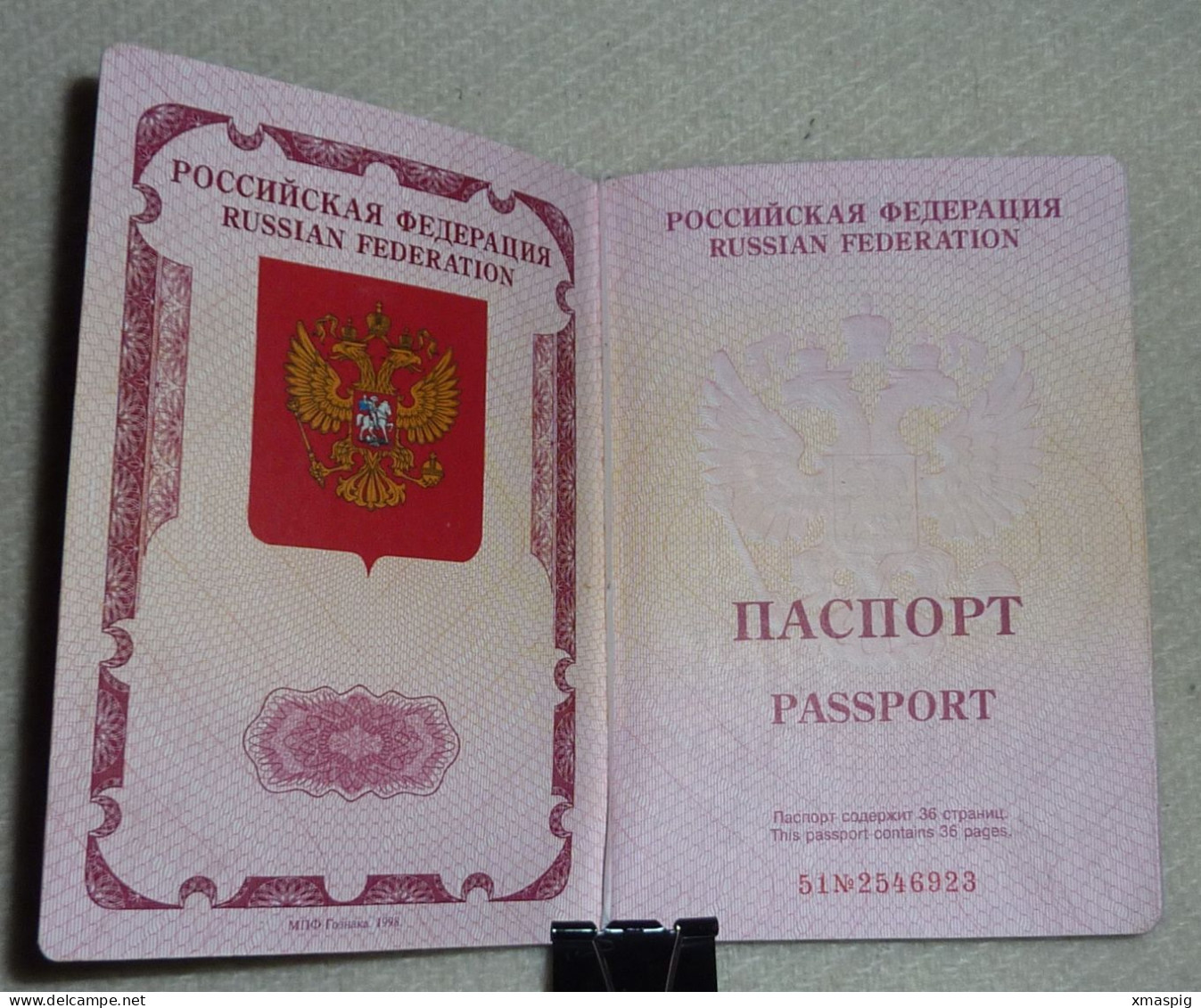 Consular Passport Russia 2005  Reisepass Passeport Pasaporte Obsolete - Documents Historiques