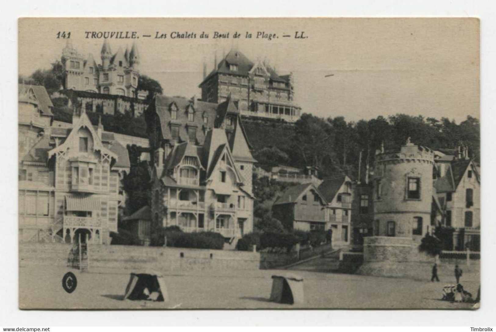 TROUVILLE (14) - Les Chalets Du Bout De La Plage. - Trouville