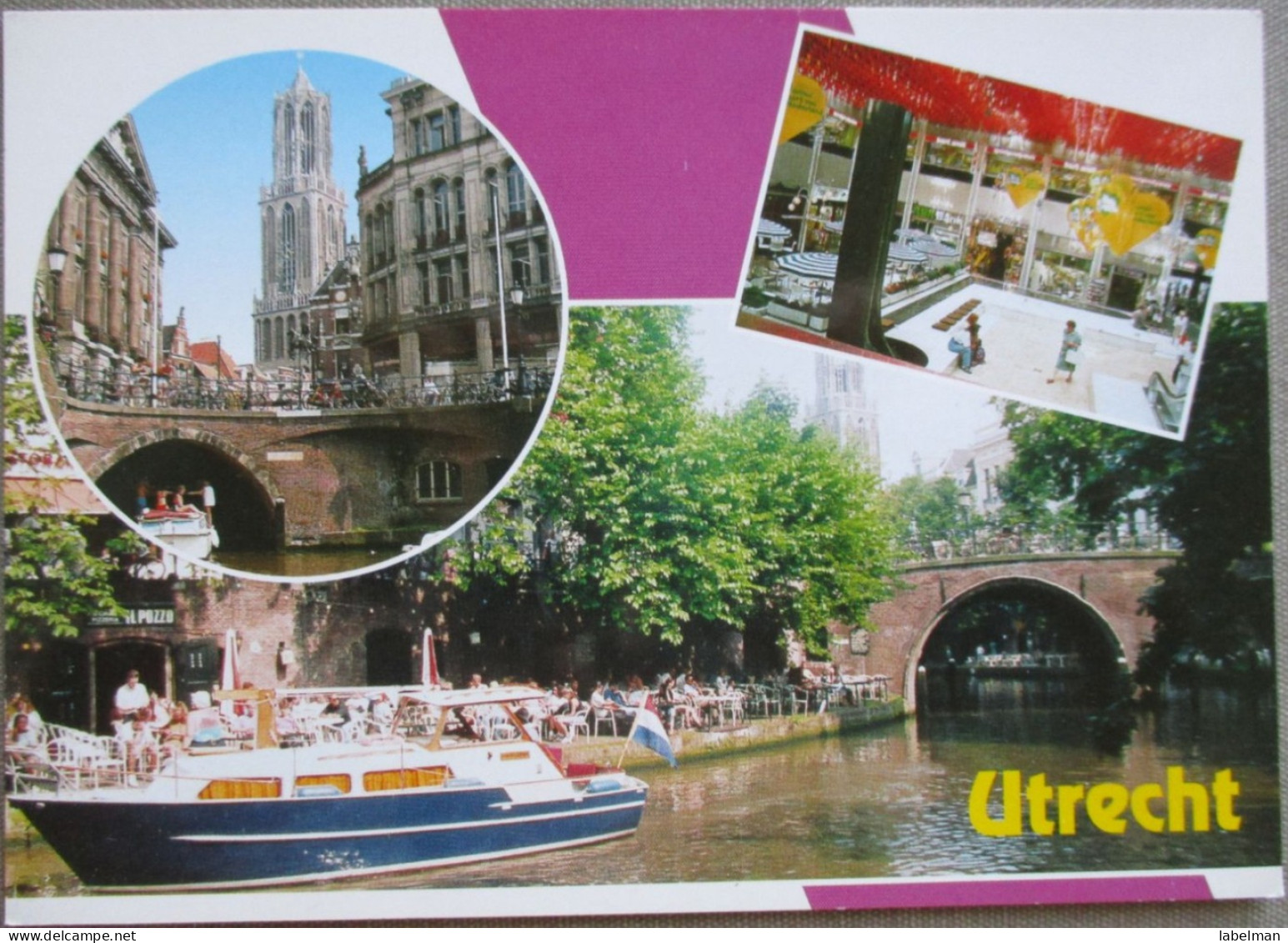 HOLLAND NETHERLAND UTRECHT MULTI VIEW POSTCARD CARTOLINA ANSICHTSKARTE CARTE POSTALE POSTKARTE CARD KARTE - Utrecht