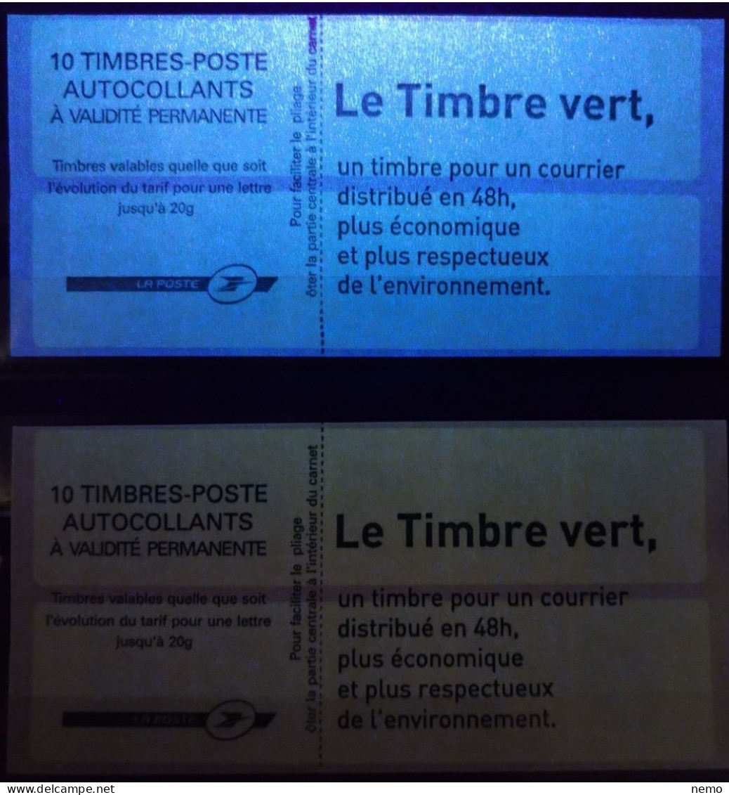 604-C2 CARNETS SAGEM. Date 26.07.11.  MARIANNE DE BEAUJARD. Le Timbre Vert - Modern : 1959-...