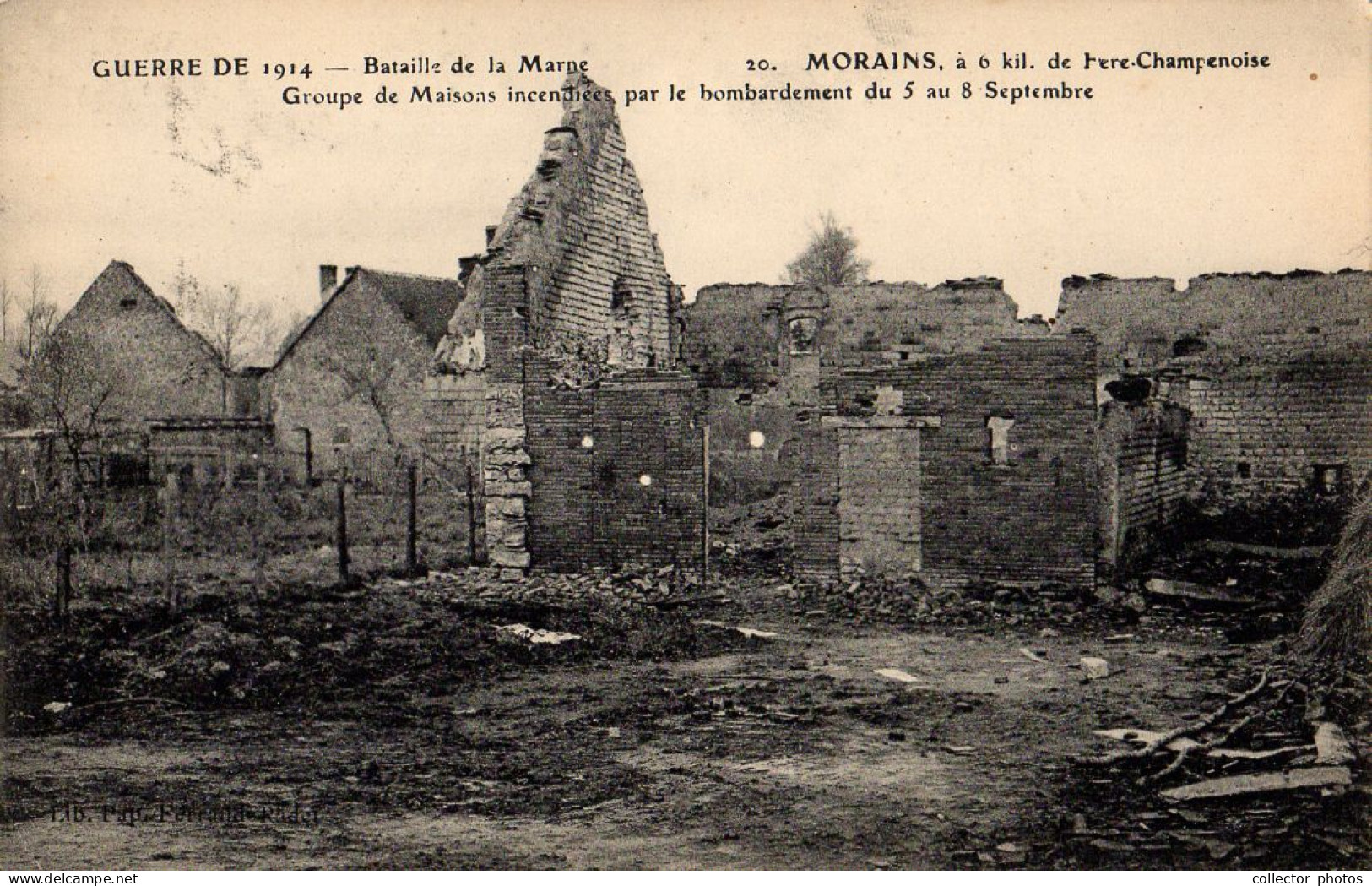 WWI-1914, Battle Of Marni. Set Of 5 Unused French Genuine Postcards [de42668] - Collections & Lots