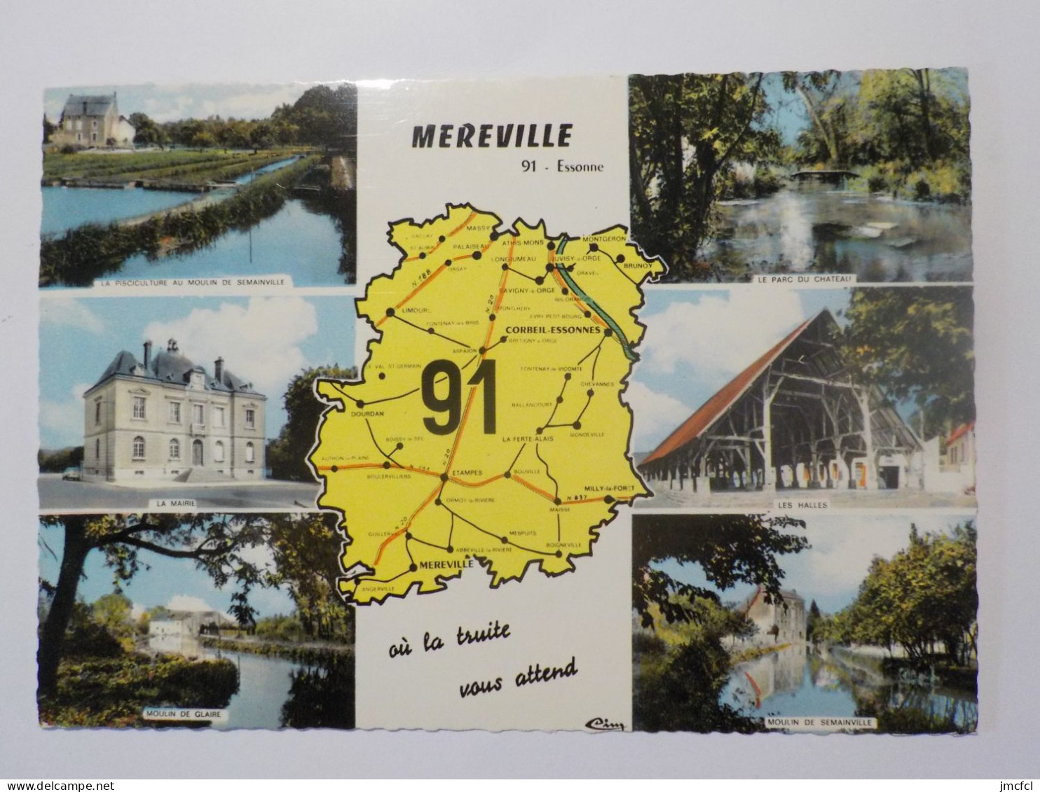 MEREVILLE  Carte Routière  Et Multivues - Mereville