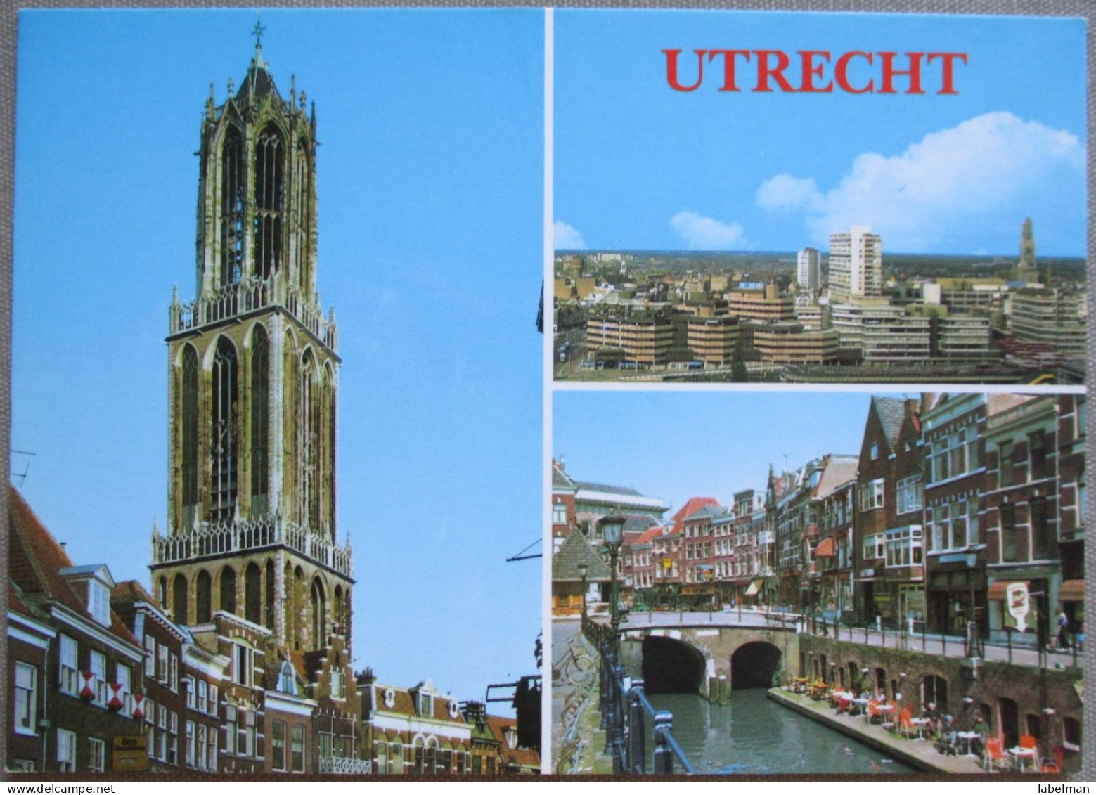 HOLLAND NETHERLAND UTRECHT MULTI VIEW POSTCARD CARTOLINA ANSICHTSKARTE CARTE POSTALE POSTKARTE CARD KARTE - Utrecht