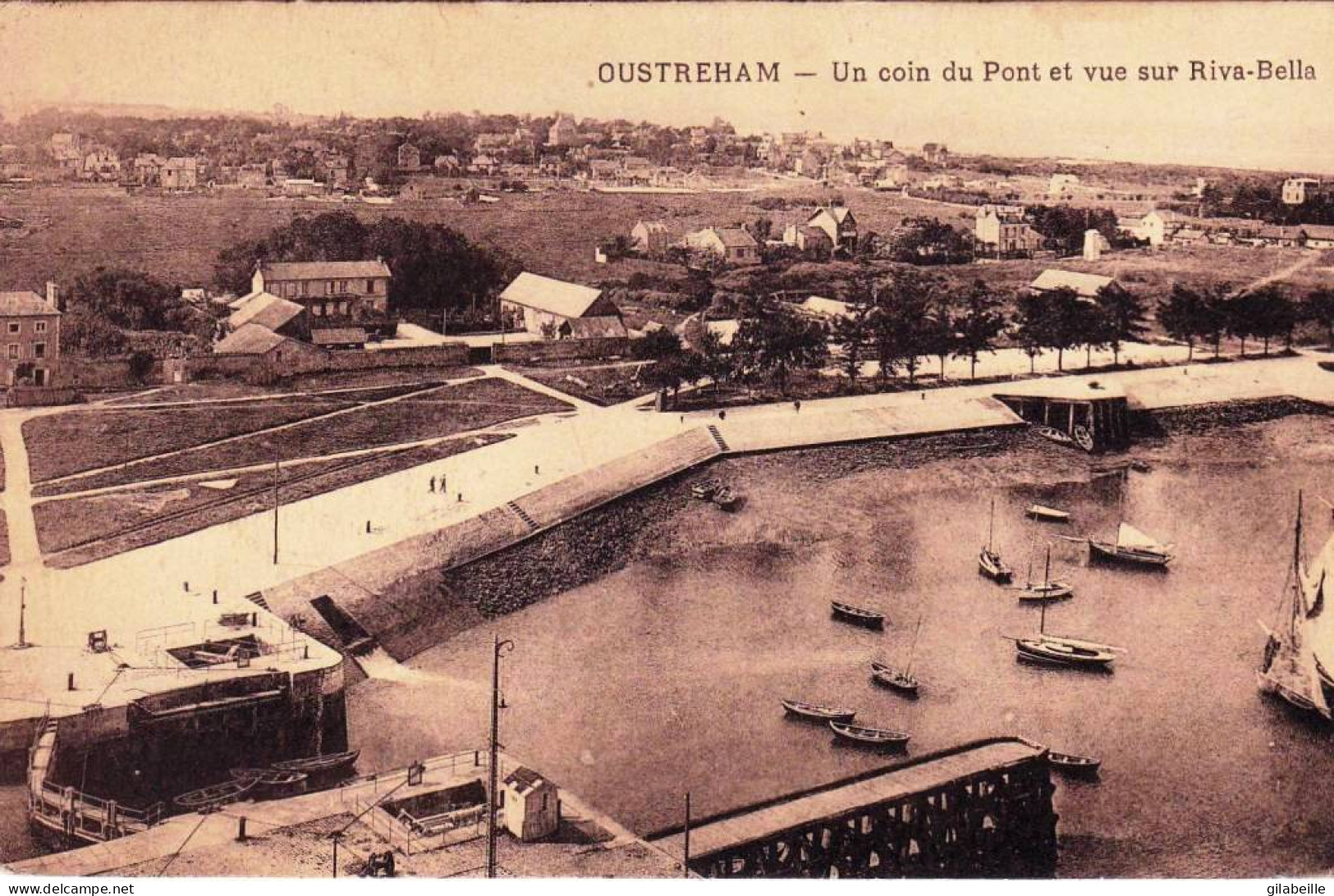 14 - Calvados - OUISTREHAM -   Un Coin Du Pont Et Vue Sur Riva Bella - Ouistreham