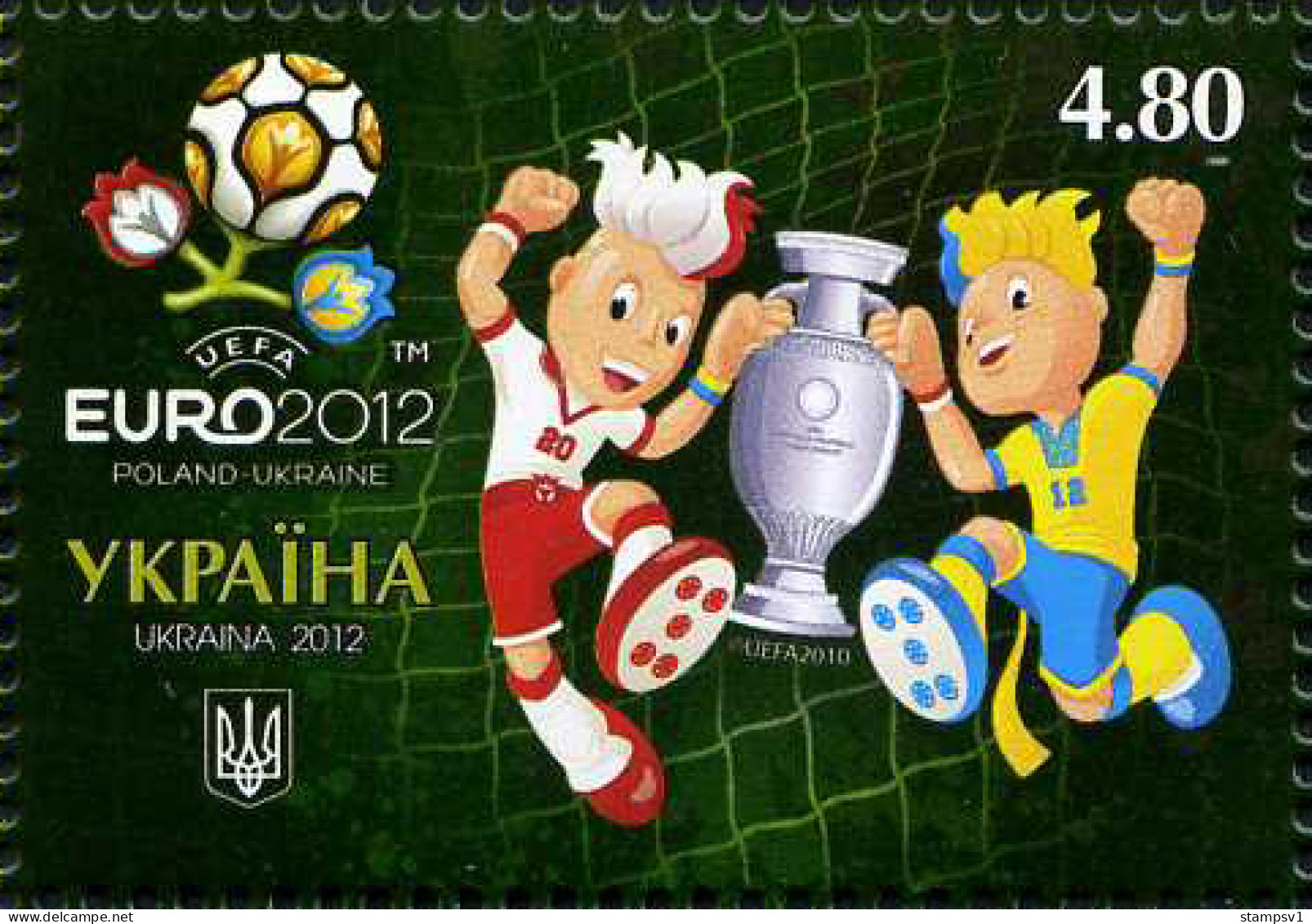 Ukraine 2012 EURO 2012. Talisman. Mi 1244 - Europei Di Calcio (UEFA)