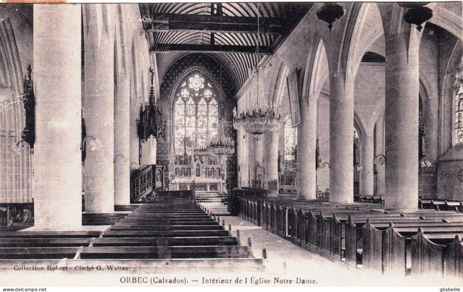 14 - Calvados -  ORBEC - Interieur De L Eglise Notre Dame - Orbec