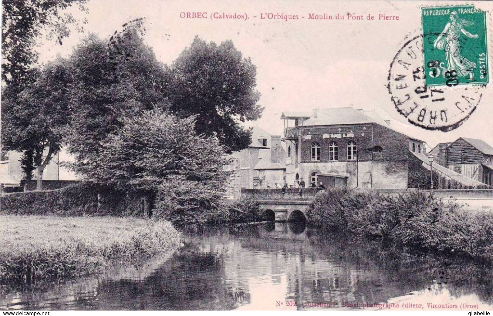 14 - Calvados -  ORBEC - L Orbiquet - Moulin Du Pont De Pierre - Orbec