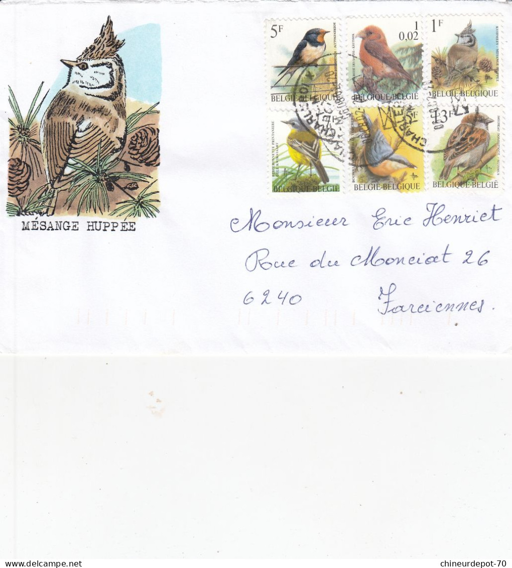 OISEAUX BUZIN  MESANGE HUPPEE - 1985-.. Oiseaux (Buzin)