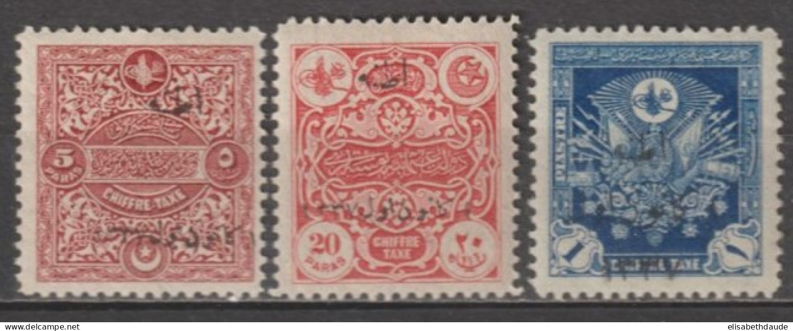 1921 - TURQUIE - RARE YVERT N°640/642 * MLH - COTE = 810 EUR - Unused Stamps