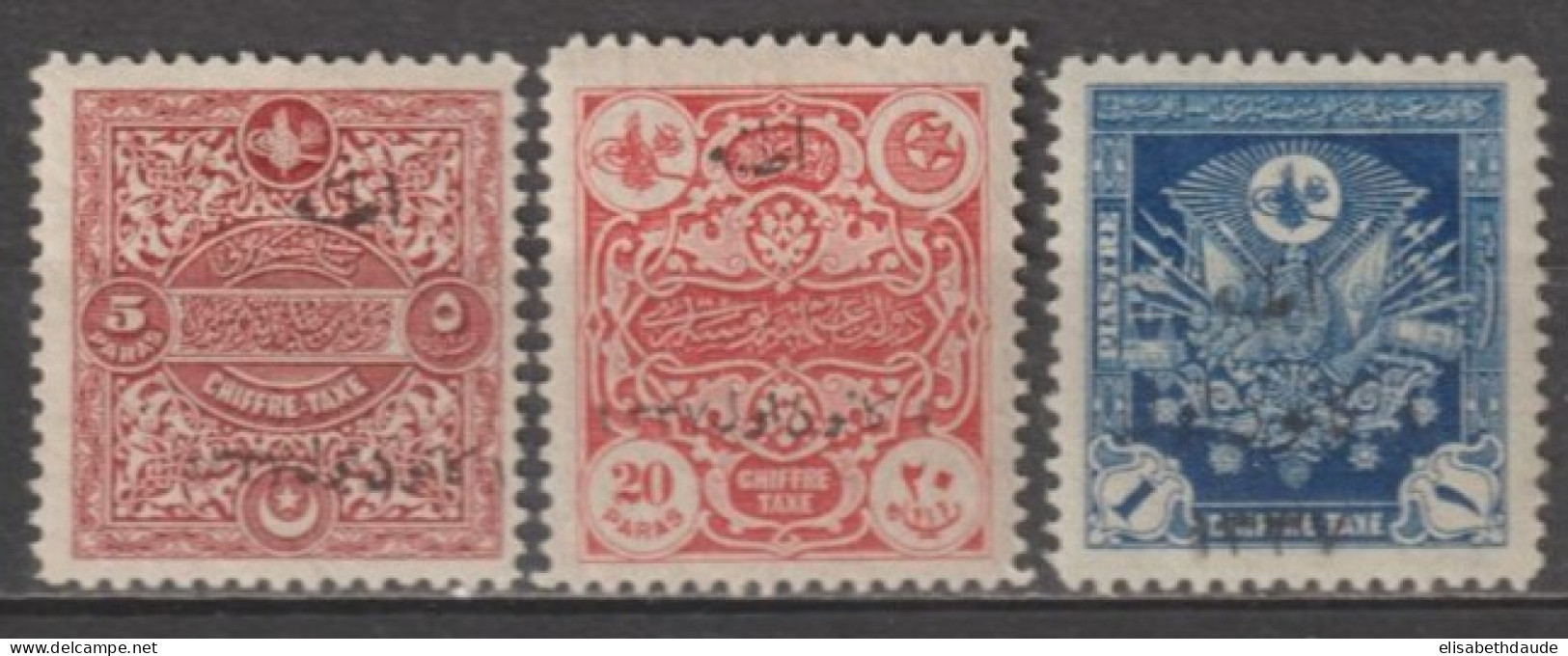 1921 - TURQUIE - RARE YVERT N°640/642 * MLH - COTE = 810 EUR - Ungebraucht