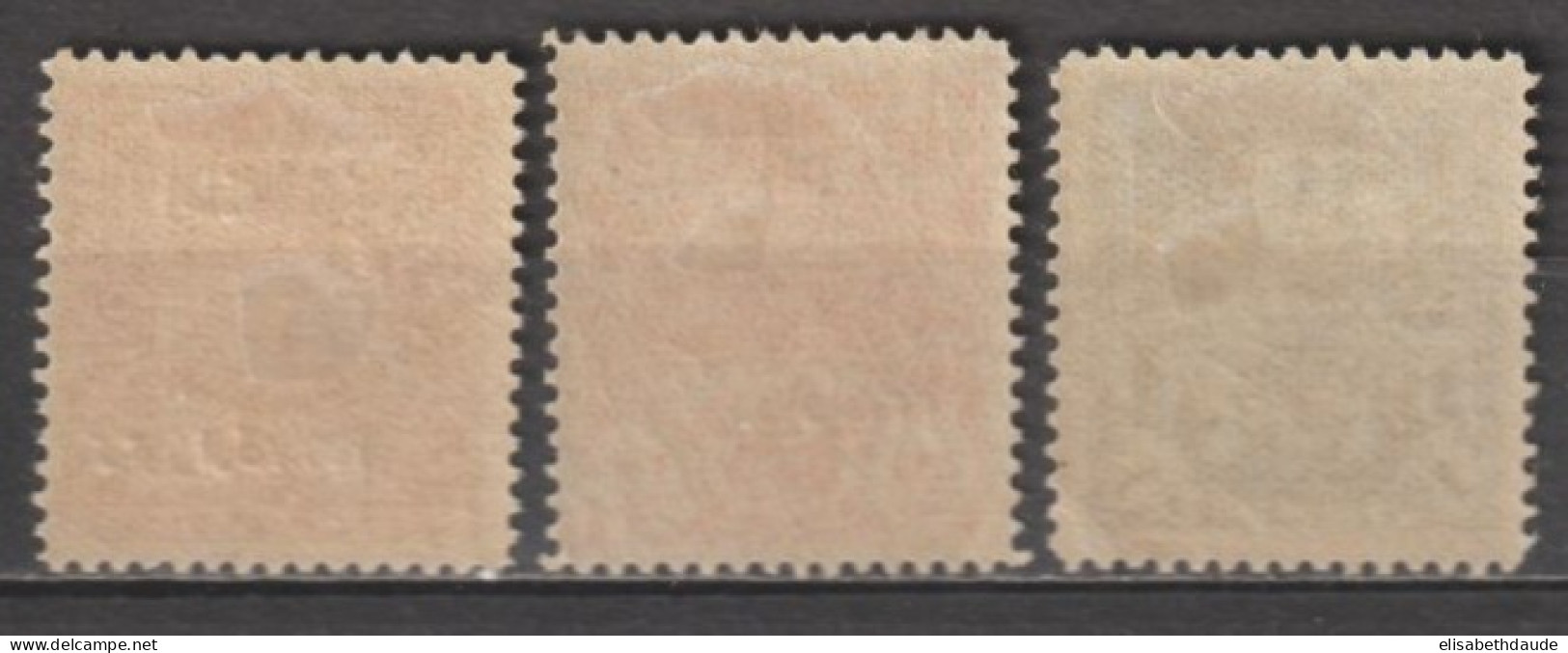 1921 - TURQUIE - RARE YVERT N°640/642 * MLH - COTE = 810 EUR - Unused Stamps