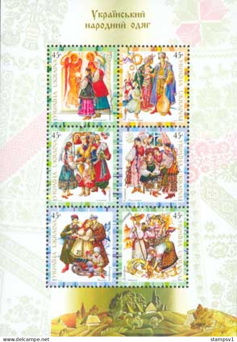 Ukraine 2003 Traditional Costumes. Bl 42 - Ucrania