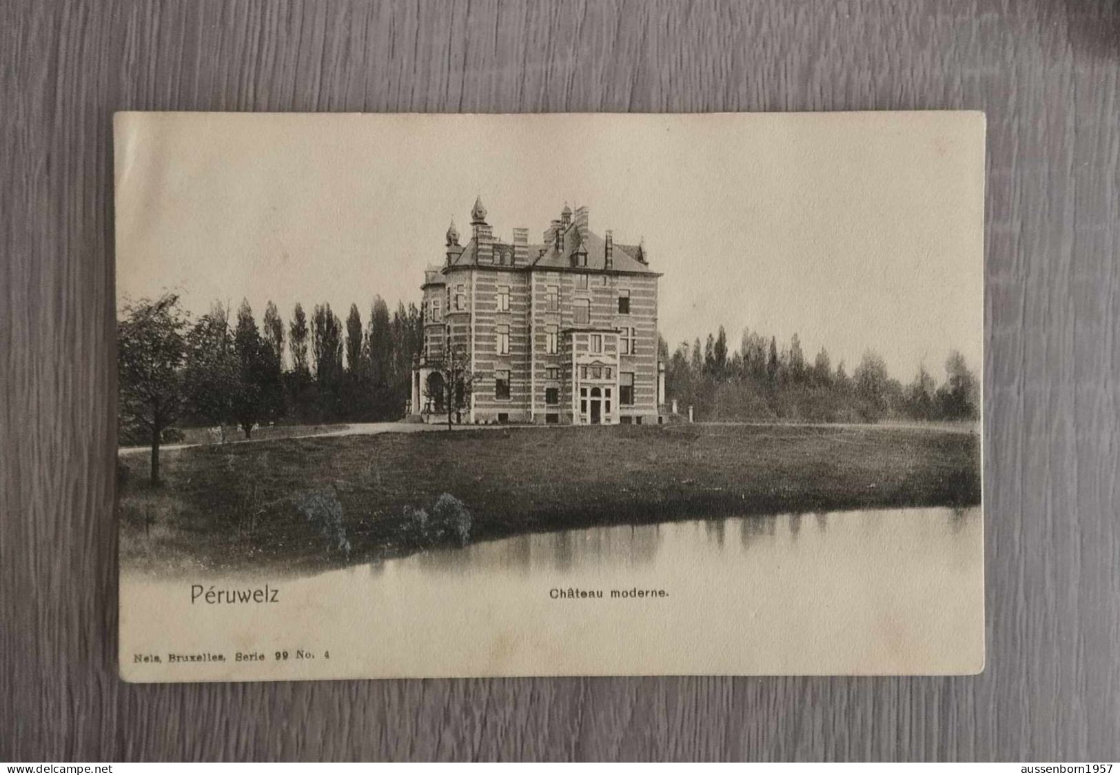 Peruwelz : Château Moderne : Carte Dos Non Divisé, Envoyée En ??? - Péruwelz