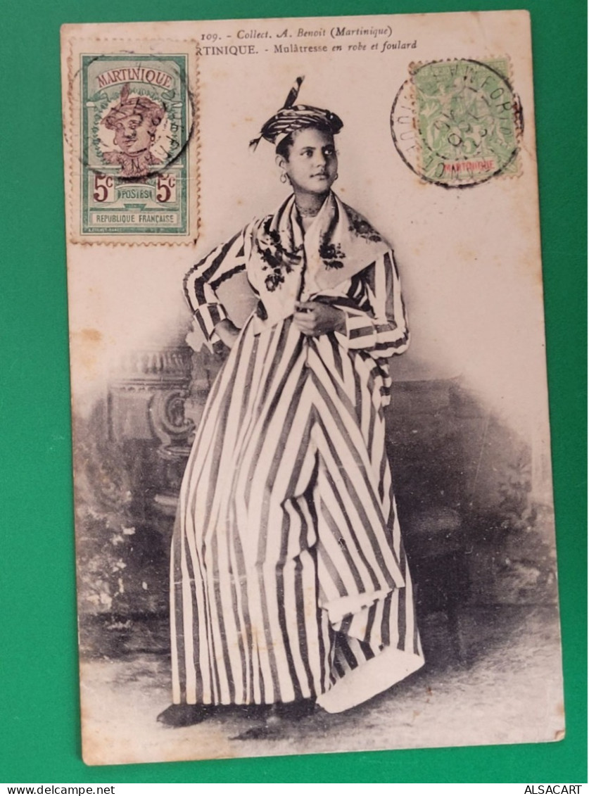 Martinique  Maitresse En Robe Et Foulard - Altri & Non Classificati