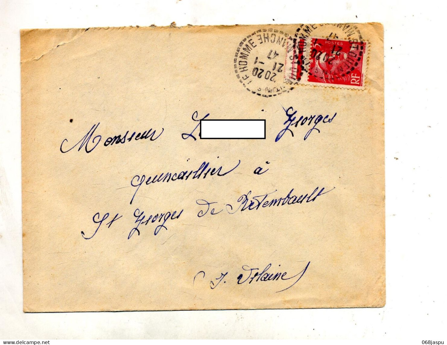 Lettre  Cachet Saint Quentin ? - Bolli Manuali