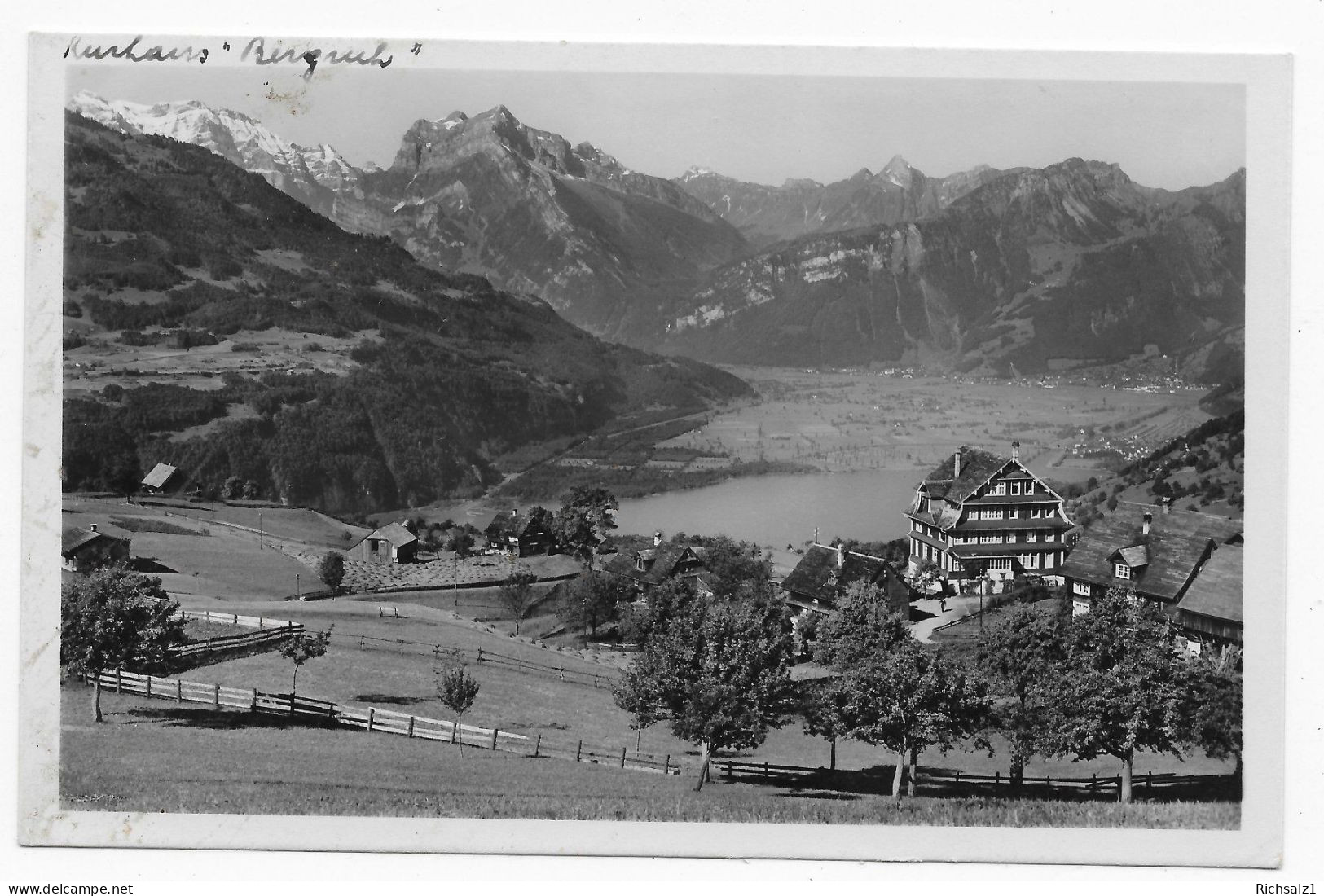 Heimat St. Gallen: Amden Ausblick Von Der Bergruh - Amden