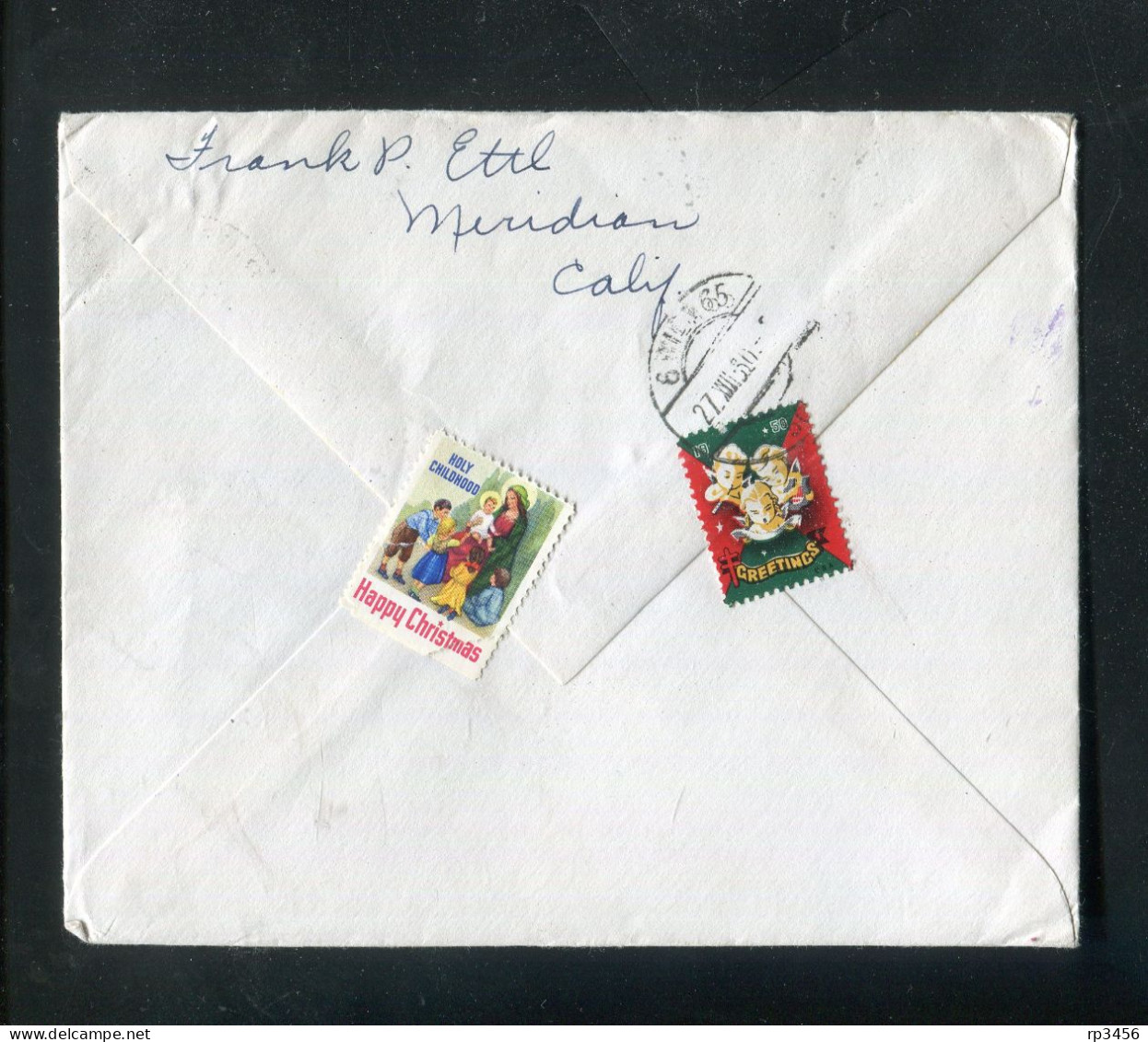 "USA" 1950, Brief Mit "ZENSUR" (Oesterreichische Zensurstelle) Ex Meridian Nach Oesterreich, Rs. Spendenmarke (R1134) - Covers & Documents