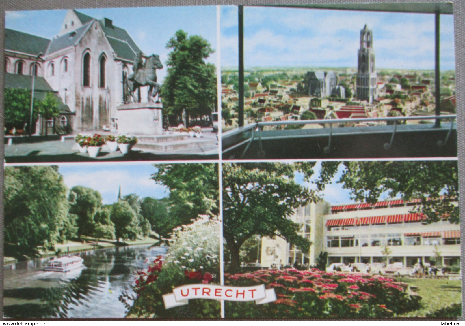 HOLLAND NETHERLAND UTRECHT MULTI VIEW POSTCARD CARTOLINA ANSICHTSKARTE CARTE POSTALE POSTKARTE CARD KARTE - Utrecht