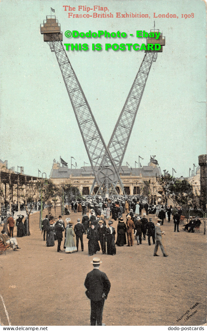 R394158 The Flip Flap. Franco British Exhibition. London. Valentines Series. 190 - Other & Unclassified