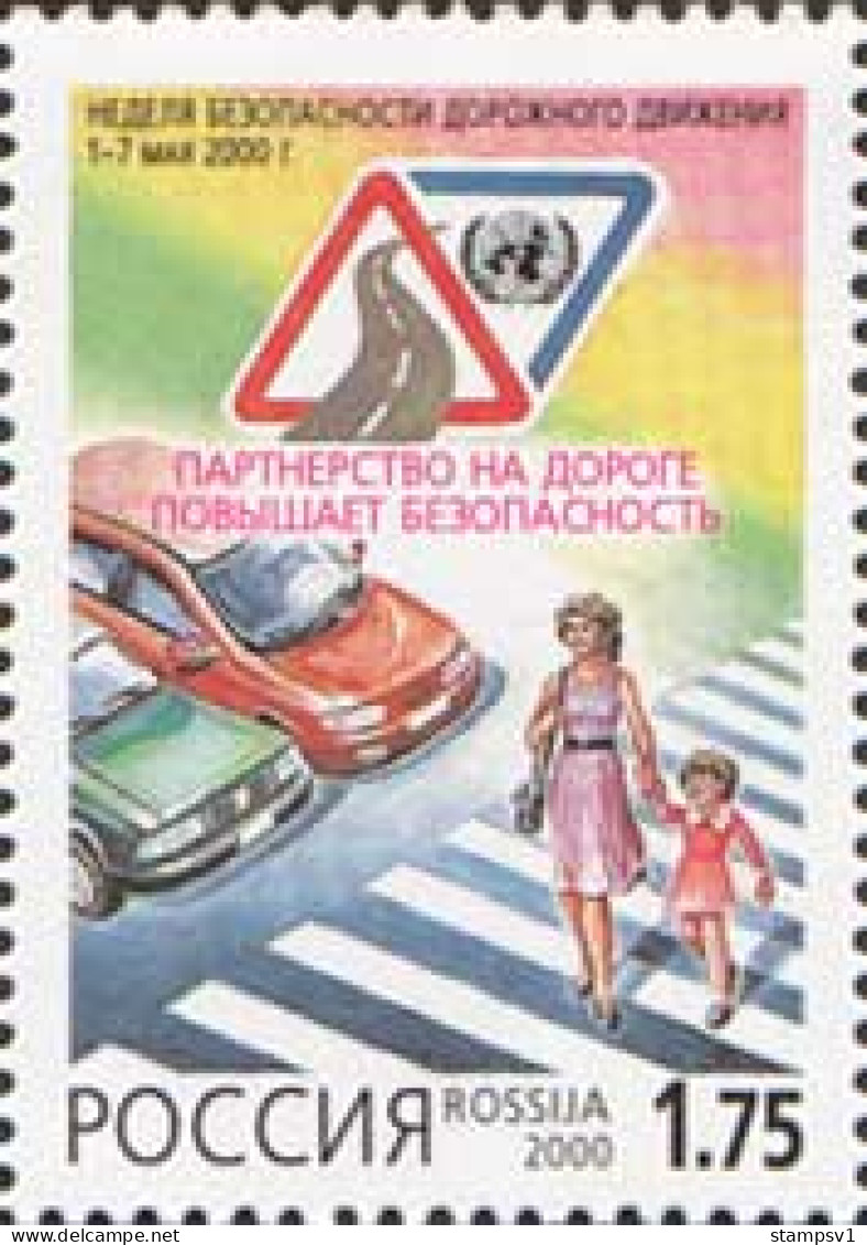 Russia 2000 Traffic Safety Week. Mi 814 - Nuevos