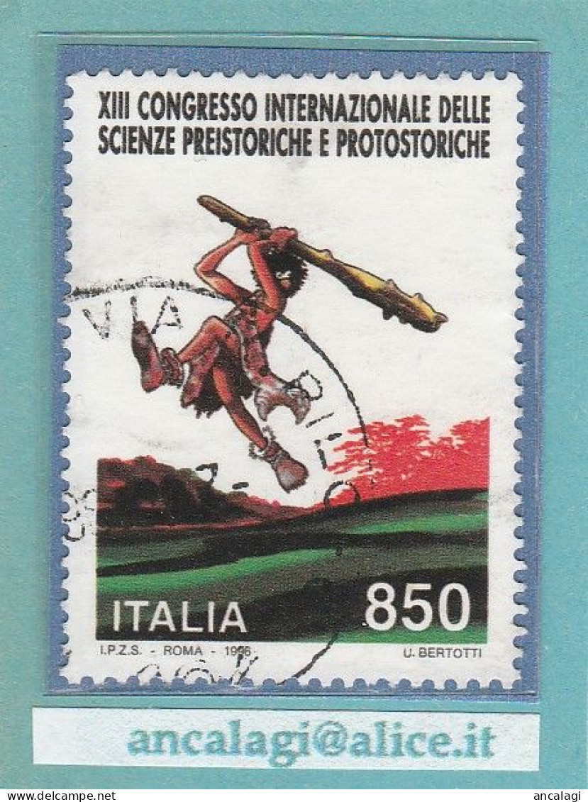 USATI ITALIA 1996 - Ref.0752 "SCIENZE PREISTORICHE" 1 Val. - - 1991-00: Oblitérés