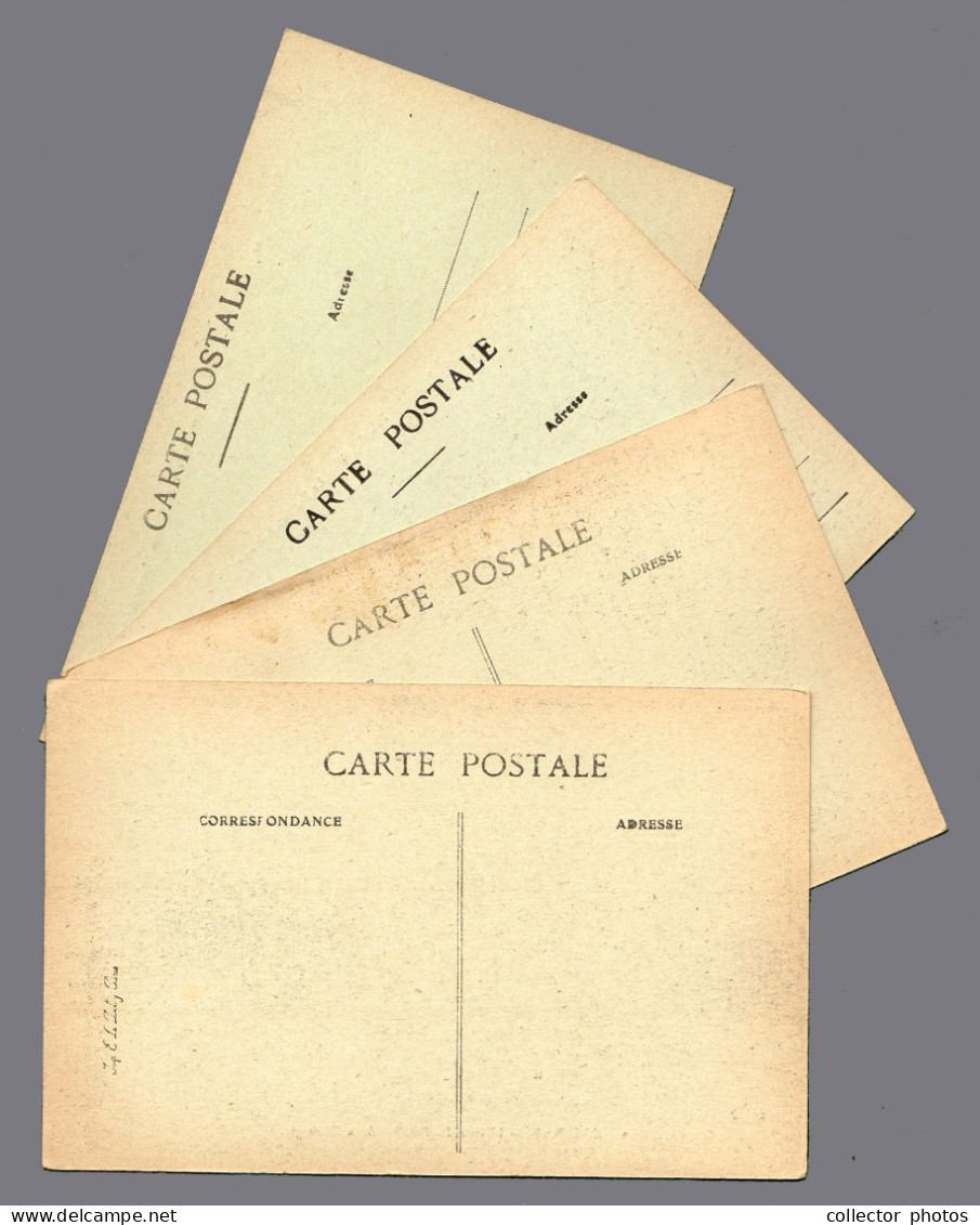 Epernay, France 1900s. Set Of 4 Unused Genuine Postcards [de42669] - Collections & Lots