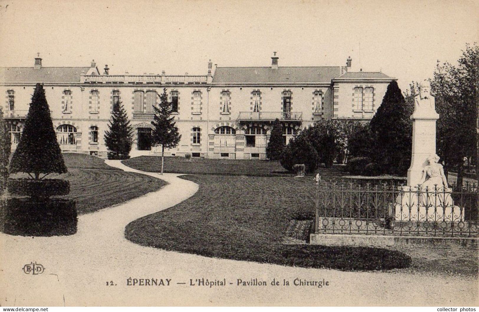 Epernay, France 1900s. Set Of 4 Unused Genuine Postcards [de42669] - Verzamelingen & Kavels