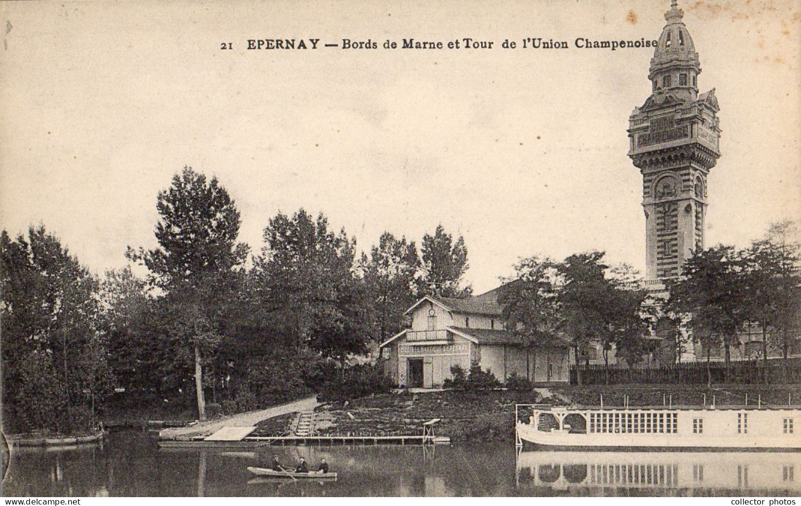 Epernay, France 1900s. Set Of 4 Unused Genuine Postcards [de42669] - Colecciones Y Lotes