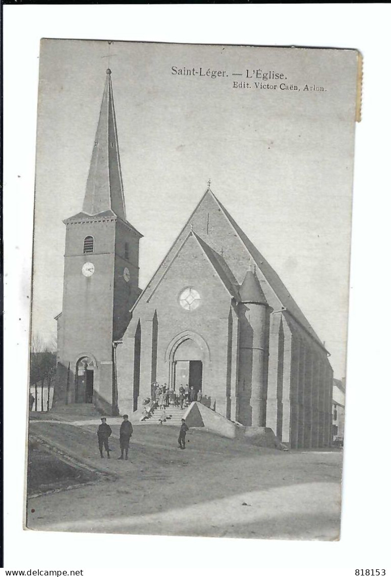 Saint-Léger  -  L'Eglise  1910 - Saint-Leger