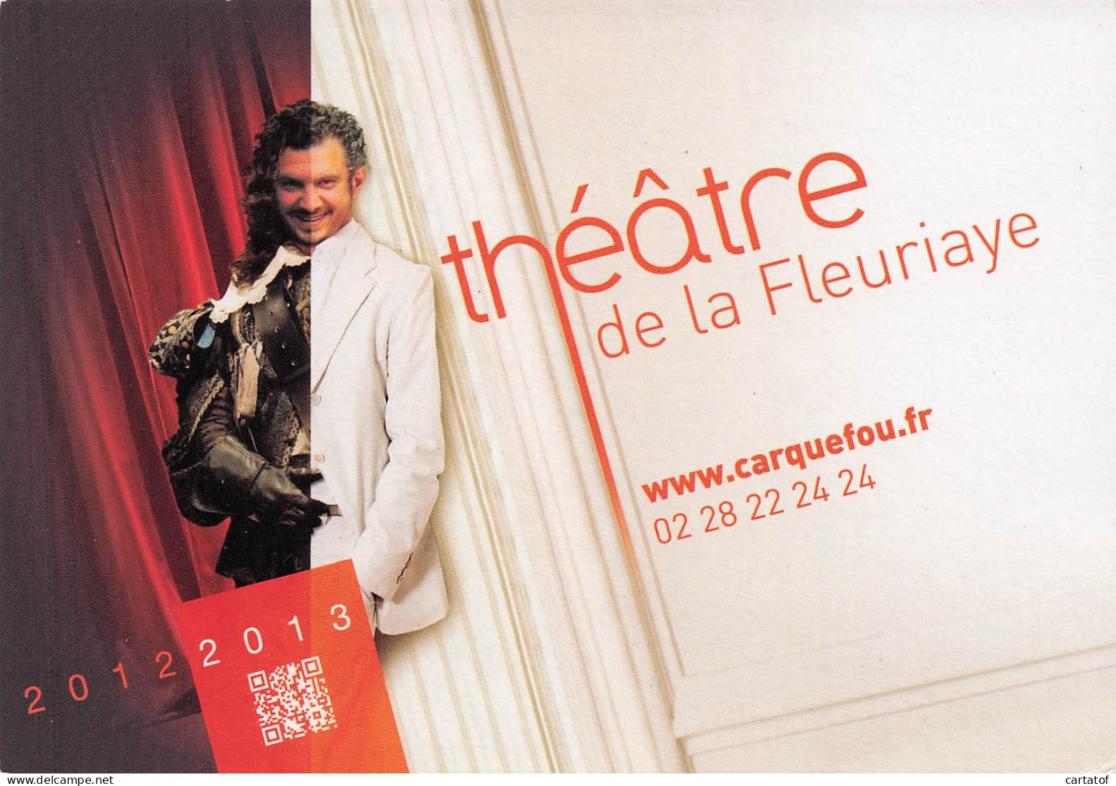 THEATRE DE LA FLEURIAYE . CARQEUFOU . - Advertising