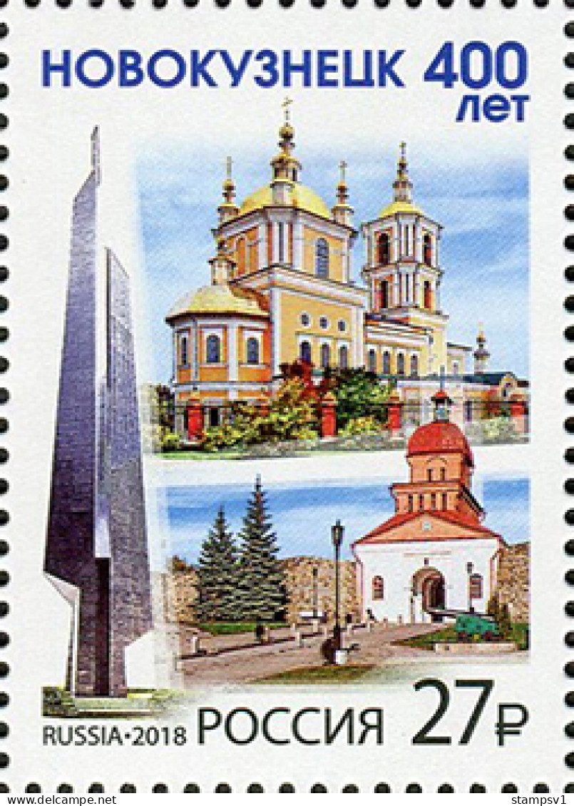 Russia 2018 400th Anniversary Of Novokuznetsk. Mi 2589 - Unused Stamps